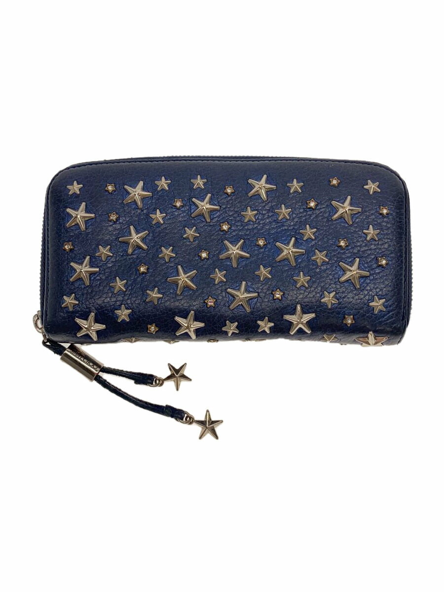 【中古】JIMMY CHOO◆長財布/--/NVY/レディース//【服飾雑貨他】