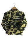 【中古】BAPE KIDS◆ジャケット/120cm/ポリエステル/カモフラ【キッズ】