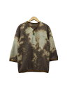 【中古】KAPITAL◆Tie-Dye Fleece Sweater/トップス/3/ポリエステル/CML/総柄/K2109LC005【メンズウェア】