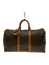 【中古】LOUIS VUITTON◆キーポル50_モノグラム・キャンバス_BRW/PVC/BRW【バッグ】