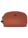 【中古】COACH◆ペプルレザー/ラディッシュチャーム/ポーチ/レザー/ピンク/C2775【バッグ】
