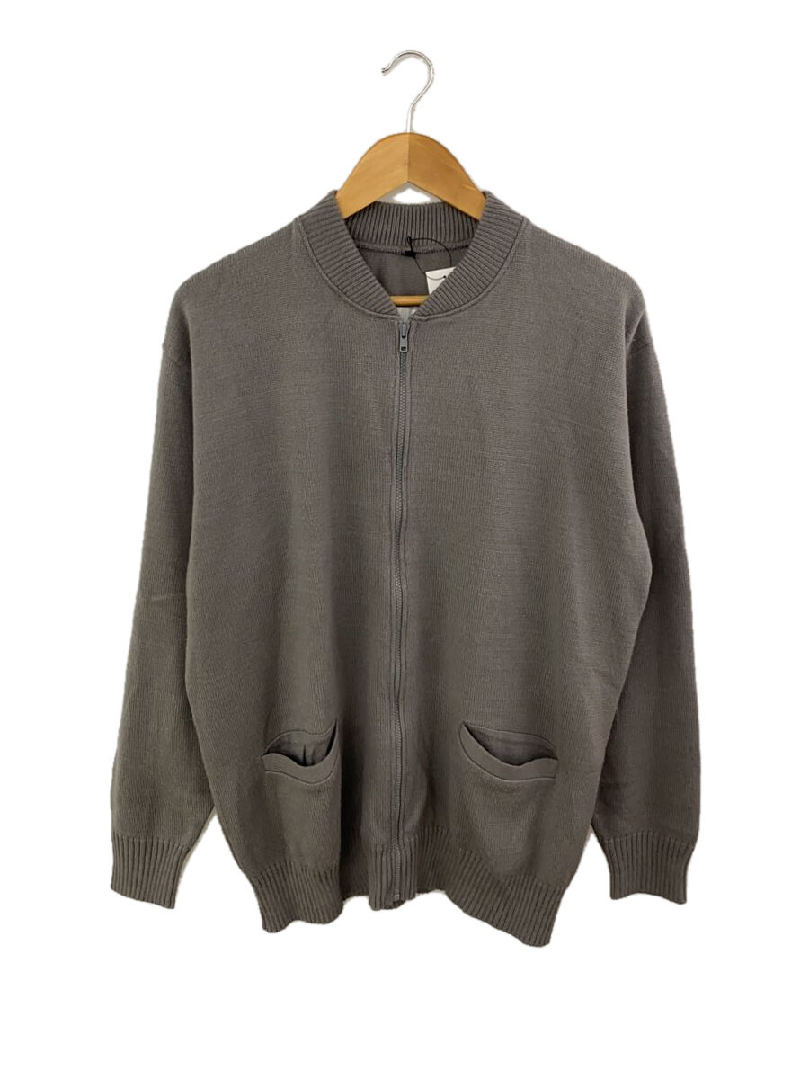【中古】UNDERCOVER◆98AW/EXCHANAGE期/ニットブルゾン/L/アクリル/グレー/116/アンダーカバー//【メンズウェア】