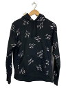 【中古】Supreme◆EAT ME HOODED/15AW/毛羽立ち有/パーカー/S/コットン/BLK/総柄【メンズウェア】(4)
