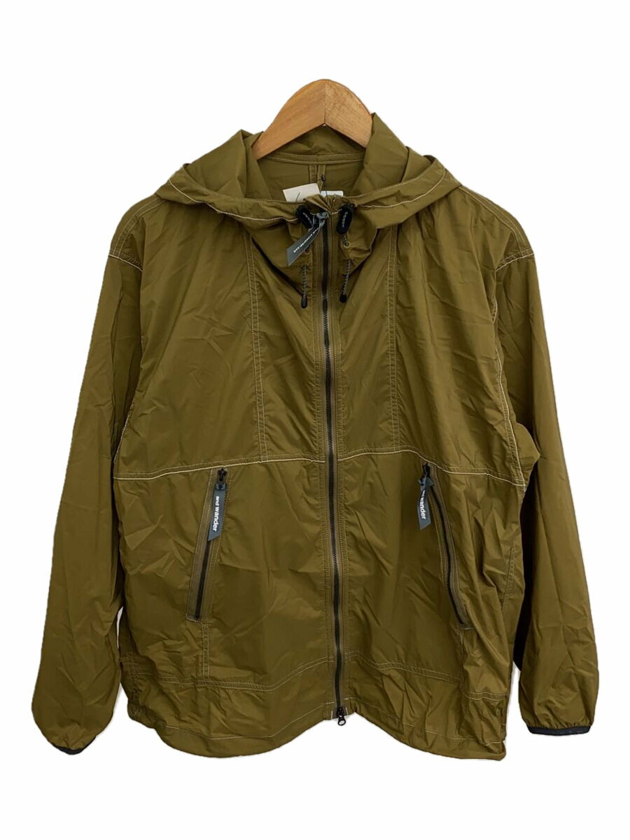 【中古】and wander◆PERTEX wind jacket/ナイロンジャケット/S/ナイロン/KHK/574-3221005【メンズウェア】