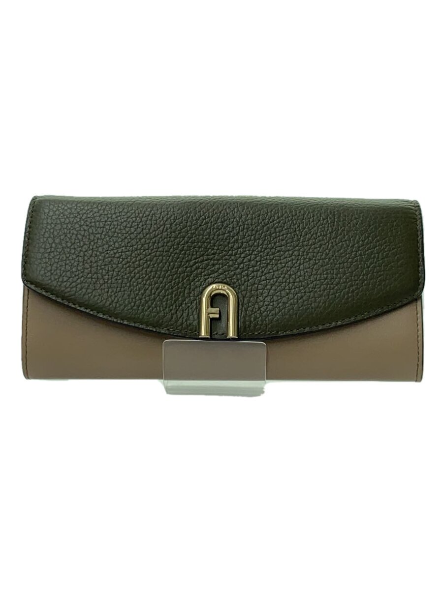 【中古】FURLA◆プリムラ/長財布/レ�