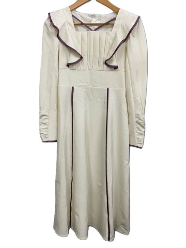 【中古】Rose Muse/長袖ワンピース/FREE/レーヨン/ホワイト/RM244OP1135【レディースウェア】 【中古】Rose Muse/長袖ワンピース/FREE/レーヨン/ホワイト/RM244OP1135【レディースウェア】