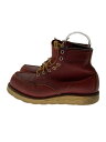 【中古】RED WING◆エンジニアブーツ/--/BRW/レザー【シューズ】