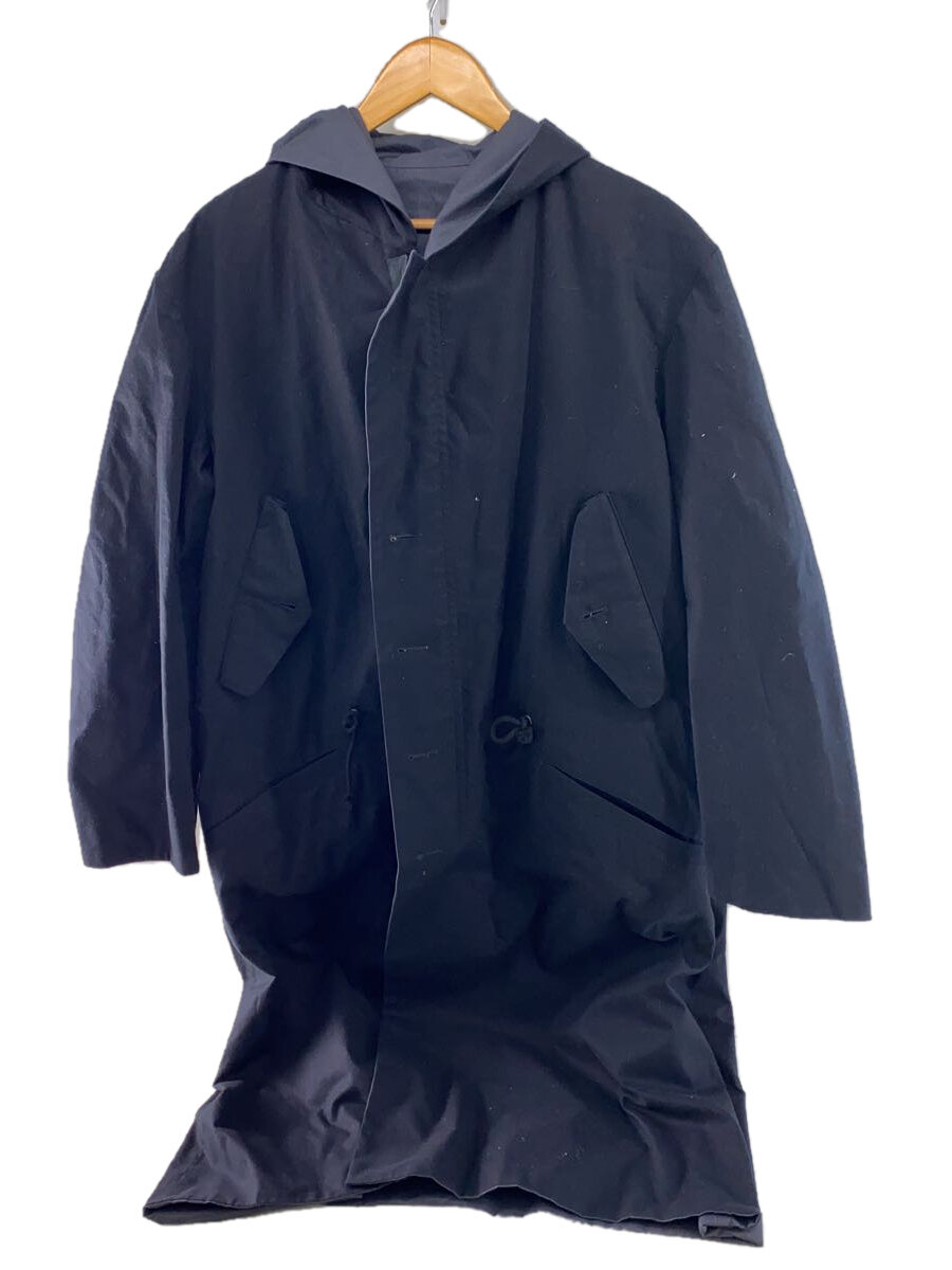 【中古】YOHJI YAMAMOTO◆コート/2/コットン/BLK/NR-J56-805【メンズウェア】