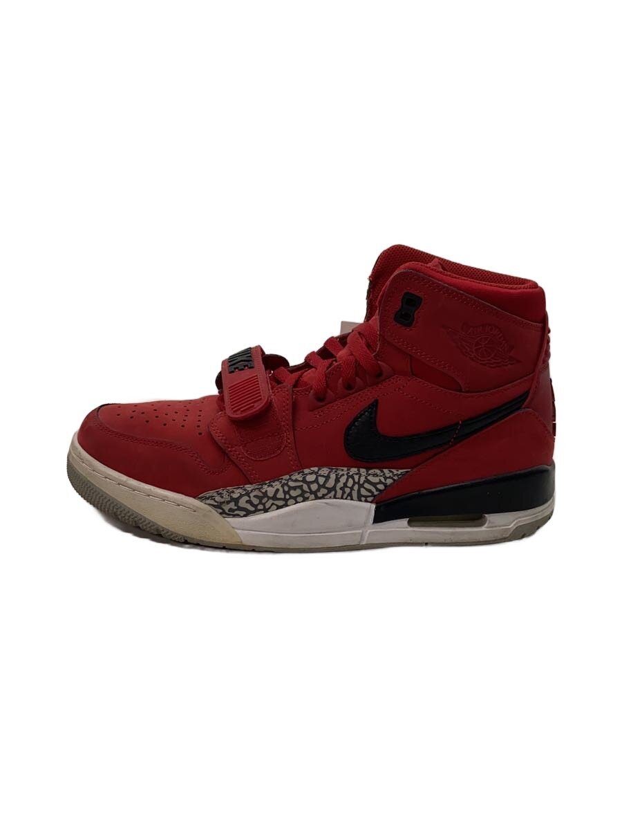 NIKE◆AIR JORDAN LEGACY 312/エアジョーダンレガシー/レッド/AV3922-601/27.5cm/