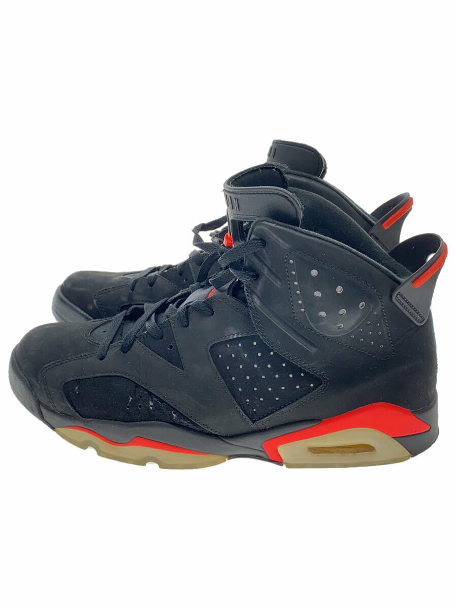 【中古】NIKE◆AIR JORDAN 6 RETRO/エアジョーダンレトロ/ブラック/384664-023/29cm/BLK【シューズ】