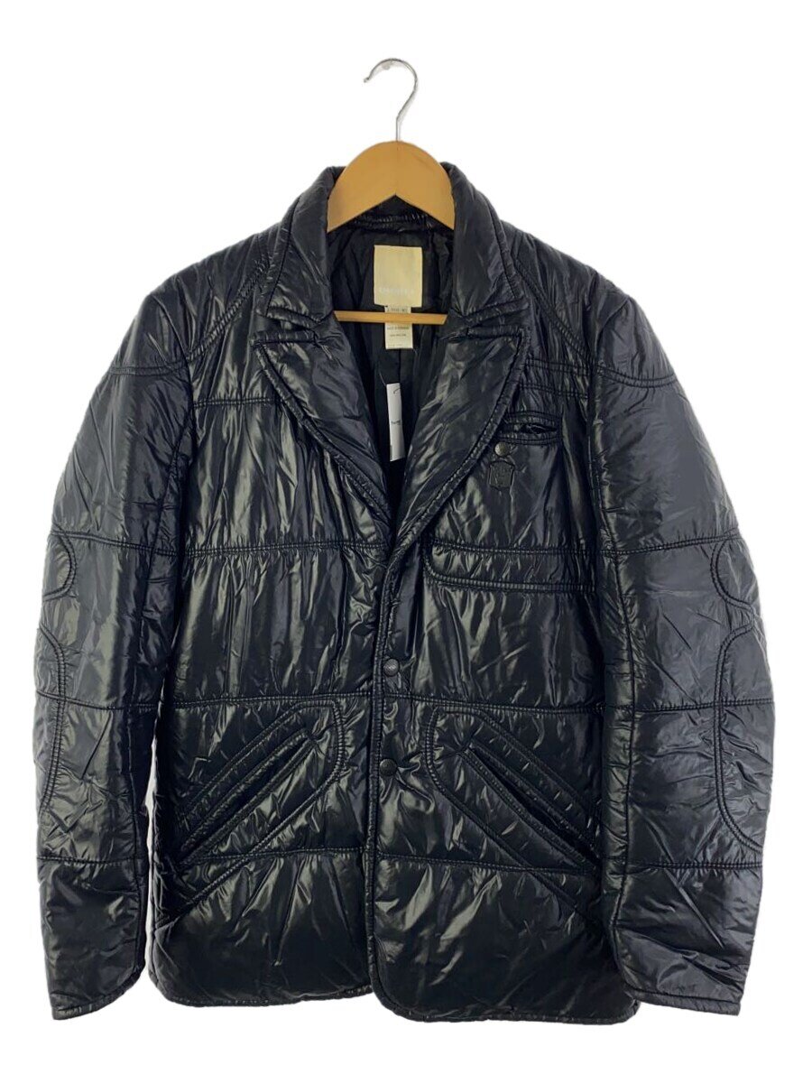 【中古】DIESEL◆y2k/デザインナイロンジャケット/M/ポリエステル/BLK/無地【メンズウェア】