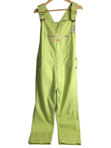 【中古】X-LARGE◆オーバーオール/M/コットン/GRN/ストライプ/01191603【メンズウェア】 【中古】X-LARGE◆オーバーオール/M/コットン/GRN/ストライプ/01191603【メンズウェア】
