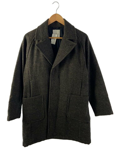 【中古】STILL BY HAND◆英国羊毛ツイードコート/46/ウール/グレー/CO0573【メンズウェア】 【中古】STILL BY HAND◆英国羊毛ツイードコート/46/ウール/グレー/CO0573【メンズウェア】