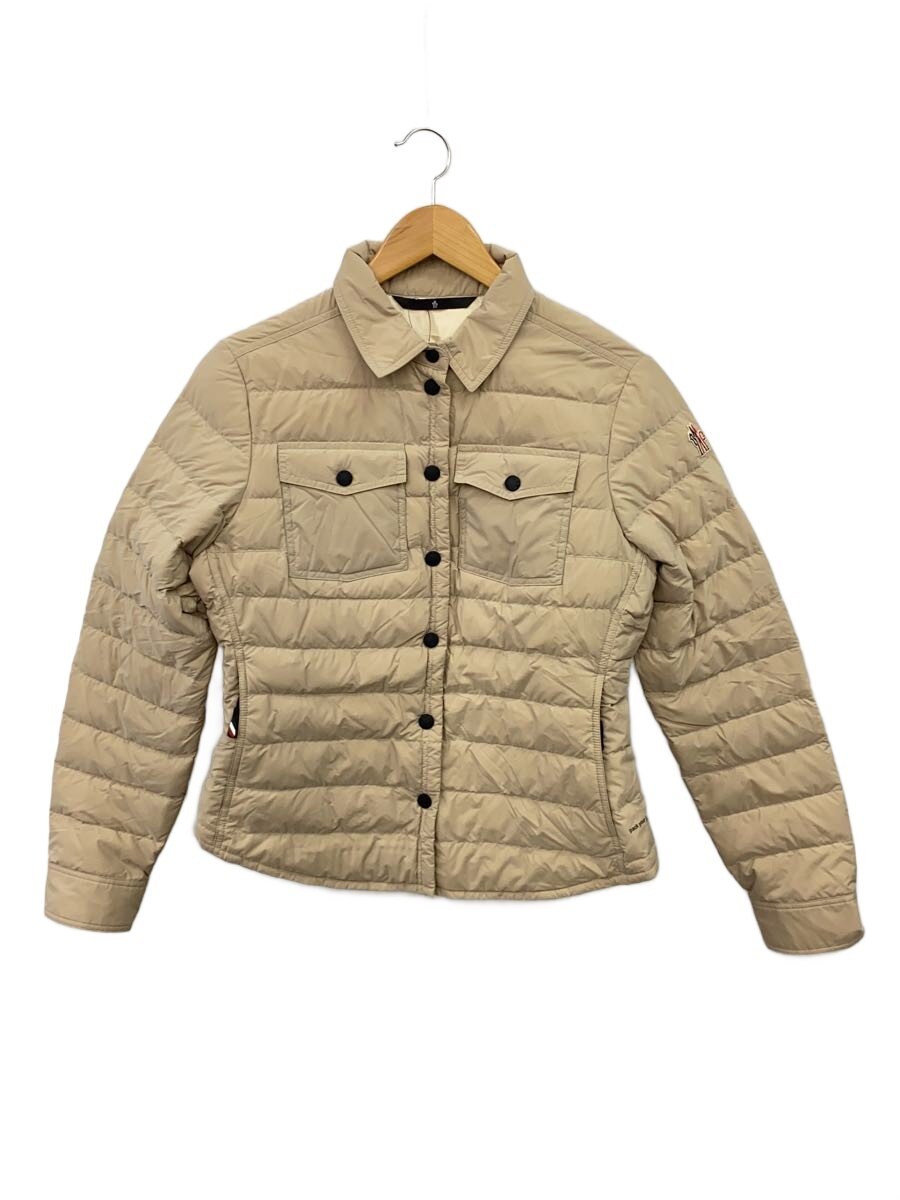 【中古】MONCLER◆24年/ROZES/ダウンジャケット/1/ナイロン/BEG/無地/J20981G00005【レディースウェア】の商品画像
