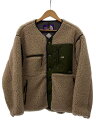 【中古】THE NORTH FACE PURPLE LABEL◆Wool Boa Fleece Field Cardigan/S/ポリエステル/BEG/×KHK...
