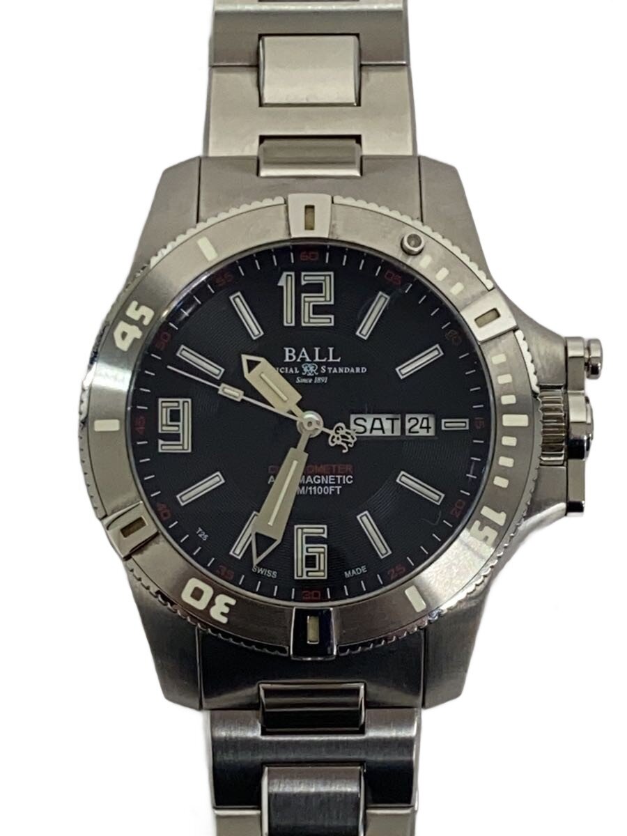 【中古】BALL WATCH◆自動巻腕時計/アナログ/ステンレス/WHT/SLV/DM2036A【服飾雑貨他】