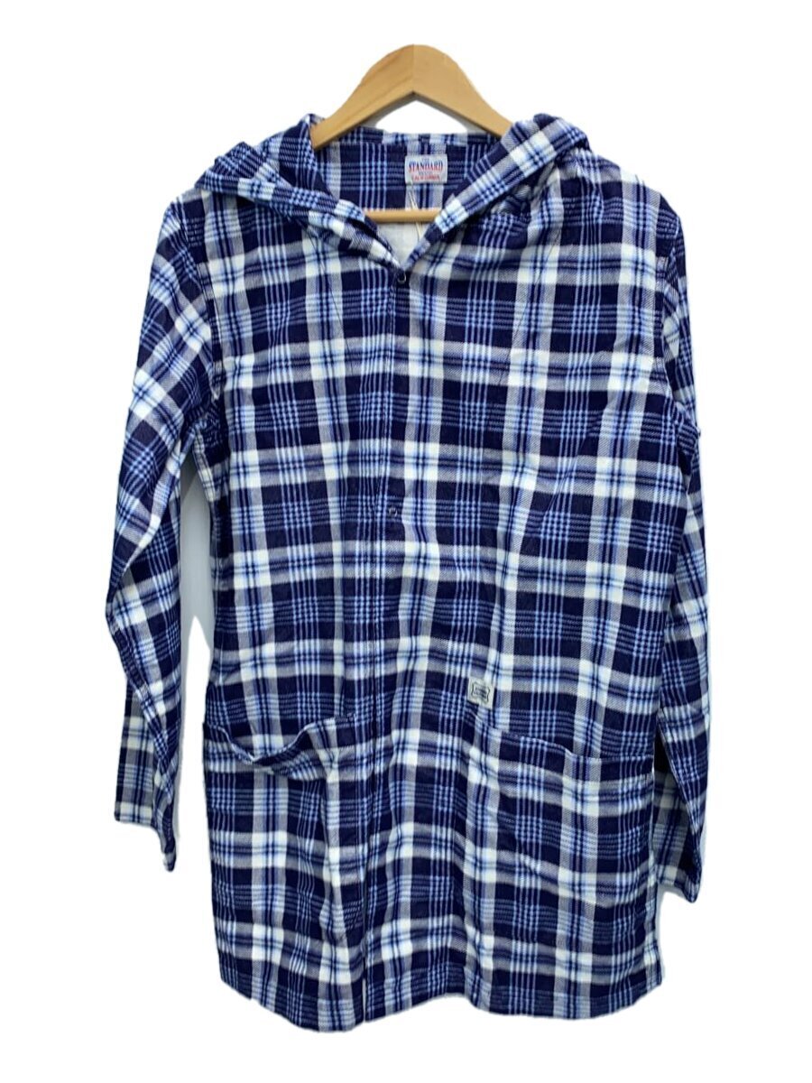【中古】STANDARD CALIFORNIA◆パーカー/S/コットン/NVY/チェック/SHOLB2280602【メンズウェア】