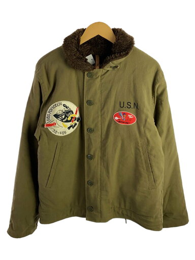 【中古】SESSLER MFG◆ミリタリージャケット/L/コットン/KHK/無地/70201【メンズウェア】 【中古】SESSLER MFG◆ミリタリージャケット/L/コットン/KHK/無地/70201【メンズウェア】