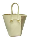 【中古】Le Vernis◆バッグ/レザー/WHT【バッグ】