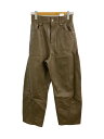 【中古】ADAM ET ROPE◆ボトム/36/フェイクレザー/BRW/無地/GAS-24130-B【レディースウェア】