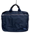 【中古】PORTER◆ブリーフケース/ナイロン/NVY【バッグ】