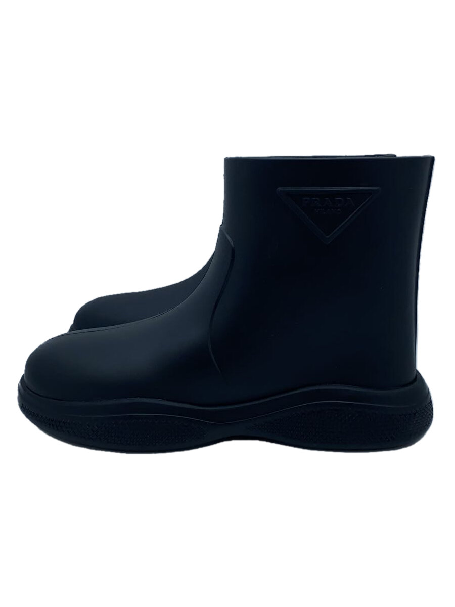 PRADA プラダ　レインシューズ　36 黒　 22.5 23 PRADA（プラダ） レディース レインブーツ サイズ36 23.0cm ブラック