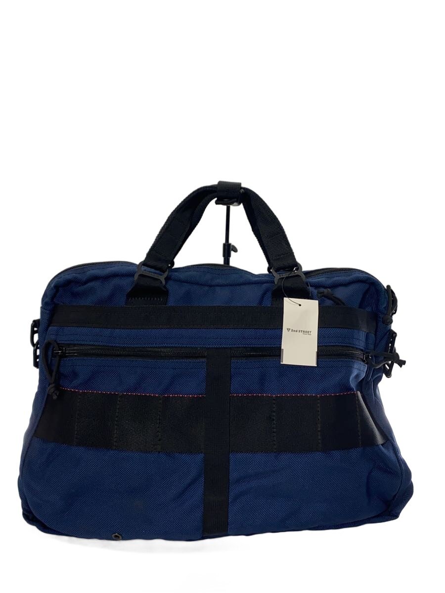 【中古】BRIEFING◆ブリーフケース/ナイロン/BLU/C-3/ショルダー欠品//【バッグ】