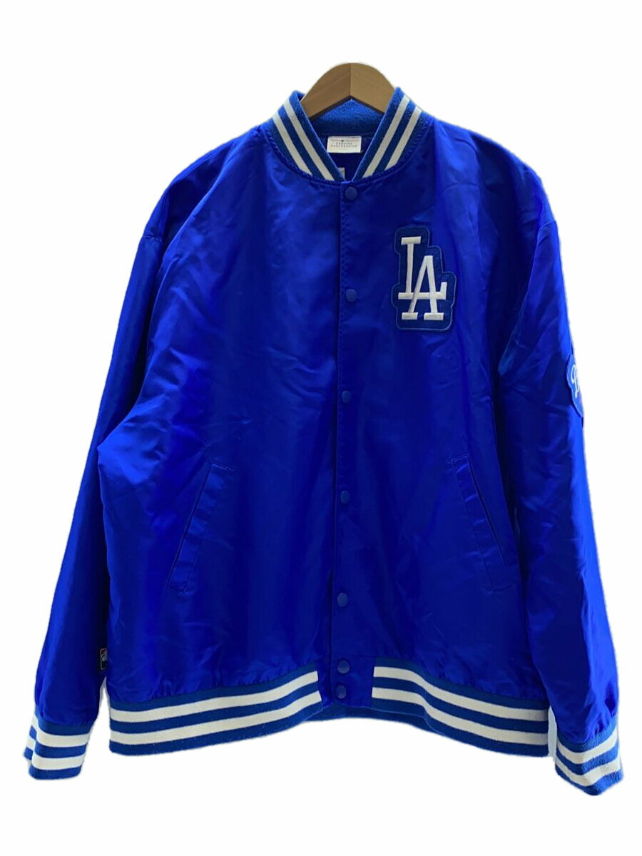 【中古】Genuine Merchandise◆ワッペンLA/ドジャーズ/スタジャン/FREE/ナイロン/BLU/無地【メンズウェア】