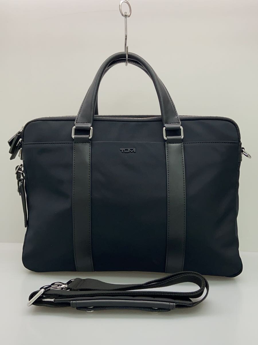 Attache Case - 【中古】TUMI◆ビジネスバッグ/ブリーフケース/ナイロン/BLK/無地/066782DO【バッグ】
