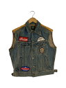 【中古】Lee RIDERS◆ベスト/M/コットン/NVY/E726-LI115【メンズウェア】|詳細画像