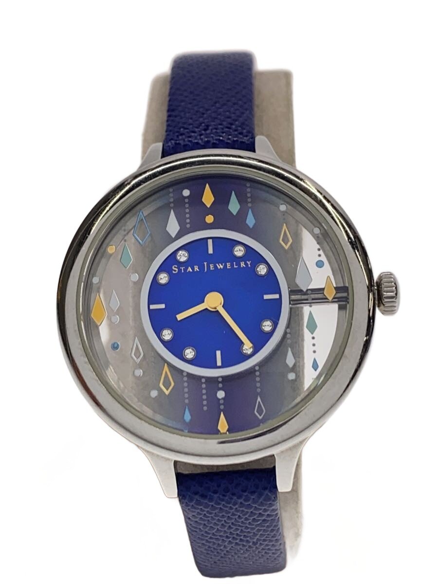 Other - 【中古】STAR JEWELRY◆クォーツ腕時計/アナログ/ブルー/ネイビー【服飾雑貨他】
