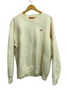 【中古】Supreme◆SMALL BOX LOGO/スウェット/L/コットン/CRM【メンズウェア】