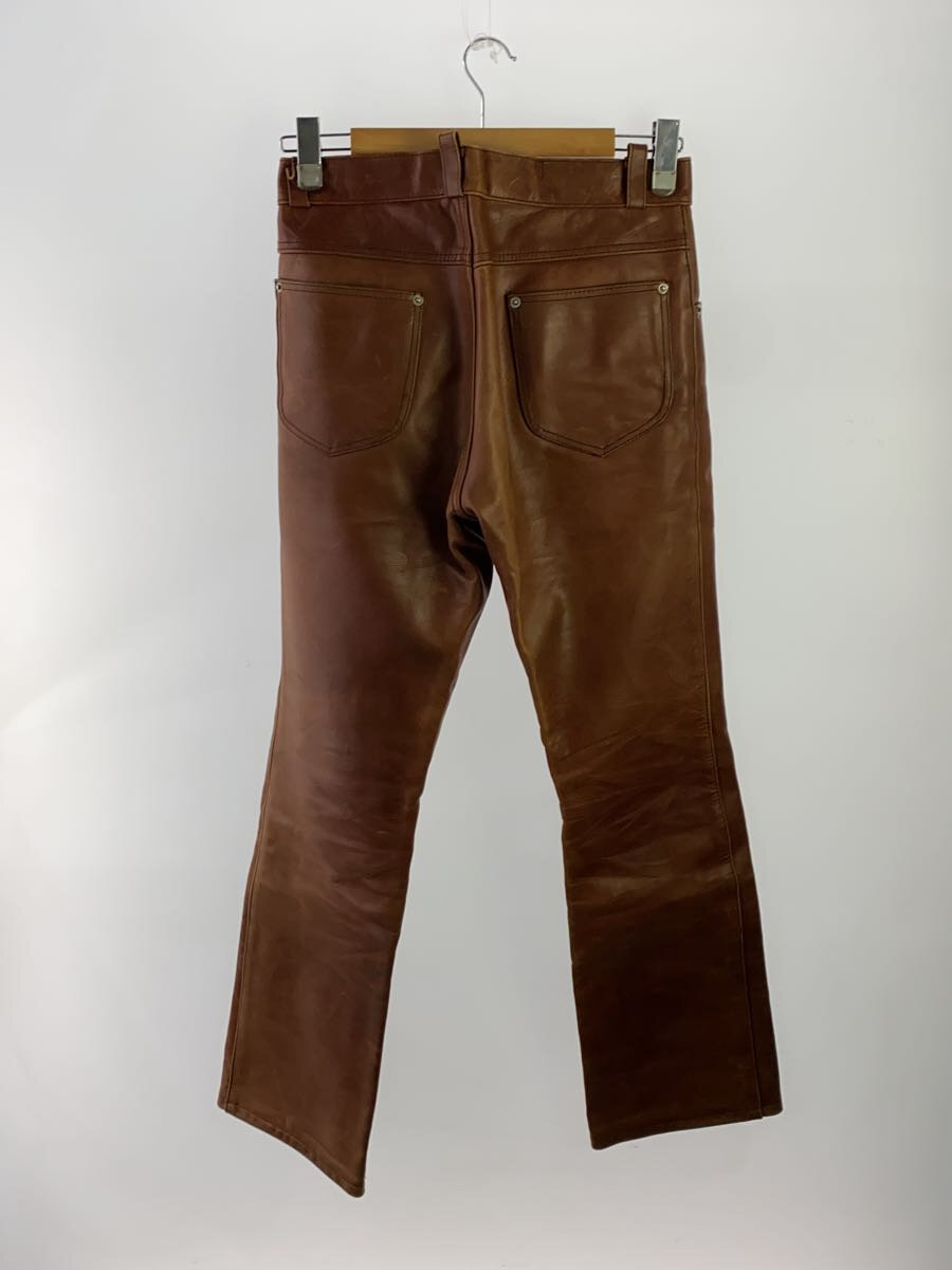 【中古】R.B.C◆ボトム/31/レザー/BRW/無地【メンズウェア】