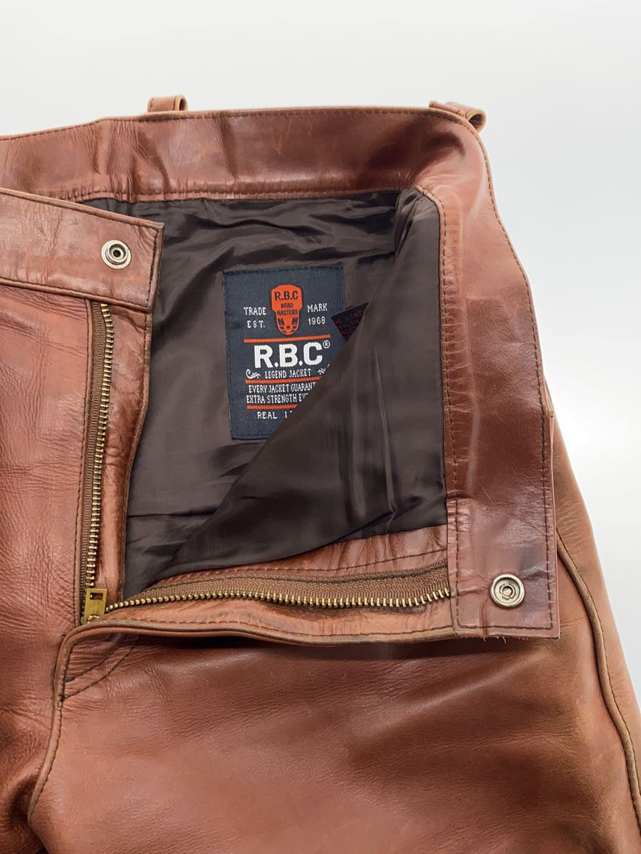 【中古】R.B.C◆ボトム/31/レザー/BRW/無地【メンズウェア】