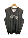 【中古】DAIRIKU◆24SS/Letter Skeleton Knit Vest/24SS K-2//【メンズウェア】