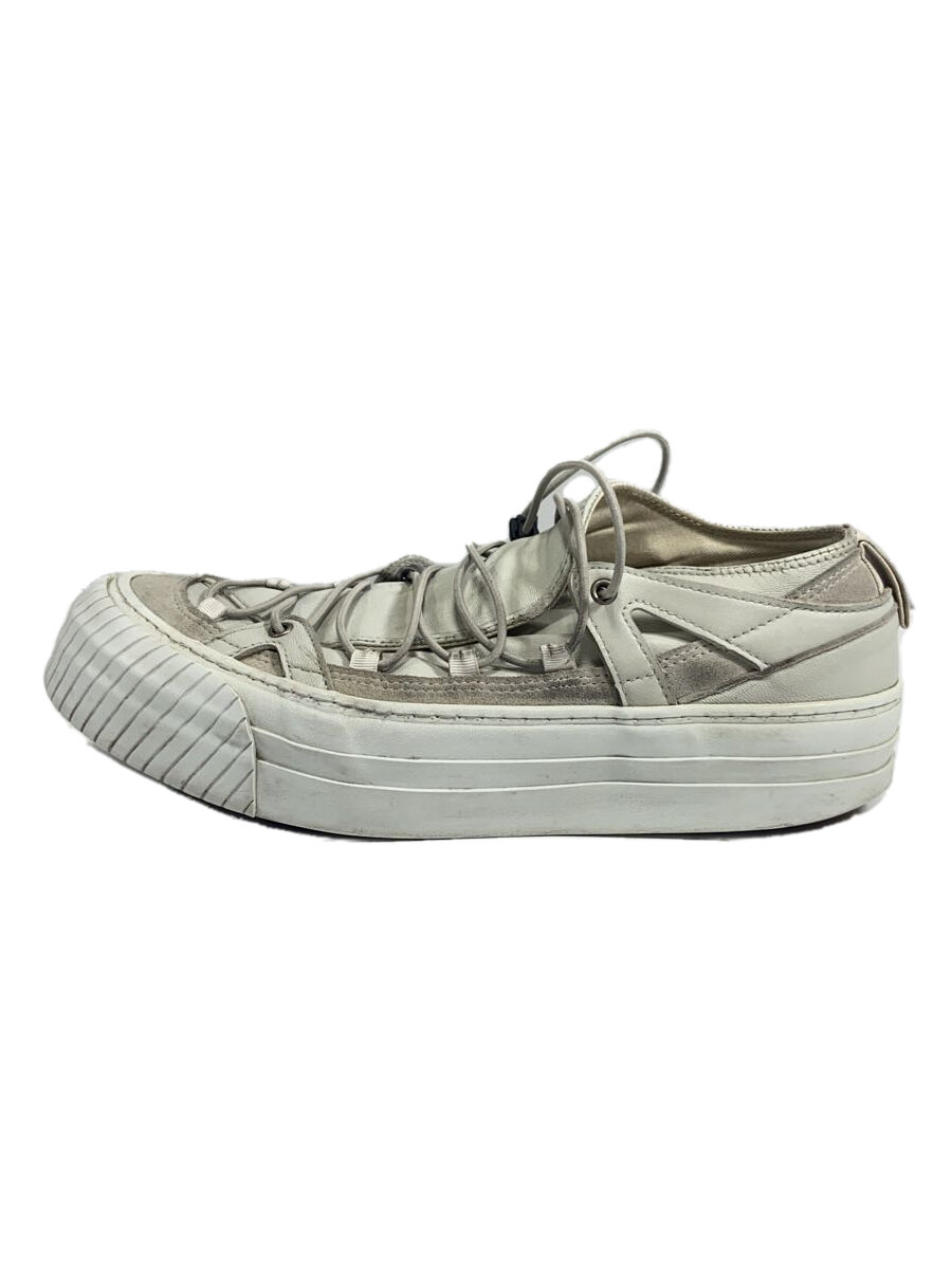 【中古】The Viridi-anne◆ローカットスニーカー/3/GRY/キャンバス/003-207【シューズ】