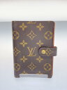 【中古】LOUIS VUITTON◆アジェンダPM_モノグラム_BRW/--/BRW/レディース【服飾雑貨他】