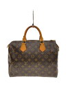 【中古】LOUIS VUITTON◆2)スピーディ30_モノグラム・キャンバス_BRW/PVC/BRW【バッグ】