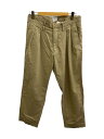 【中古】WTAPS◆ボトム/3/コットン/BEG/無地/211tqdt-ptm01【メンズウェア】