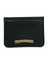 【中古】CHROME HEARTS◆ZPR CHNG PURSE/コインパース/ダガージップ/レザー/ブラック/メンズ//【服飾雑貨他】