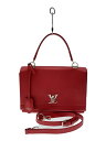 【中古】LOUIS VUITTON◆ロックミーII_RED/牛革/RED【バッグ】(4)