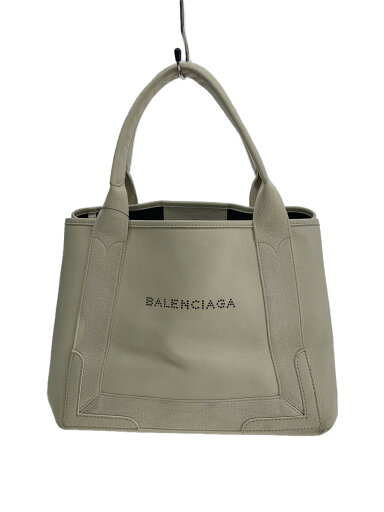 【中古】BALENCIAGA◆トートバッグ/レザー/CRM/無地/339933.9000.A.002123【バッグ】 【中古】BALENCIAGA◆トートバッグ/レザー/CRM/無地/339933.9000.A.002123【バッグ】