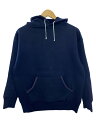 【中古】RUSSELL ATHLETIC◆Vintage/70s〜/ダブルフェイス/セットインスリーブ/スウェットパーカー/ネイビー×グレー【メンズウェア】