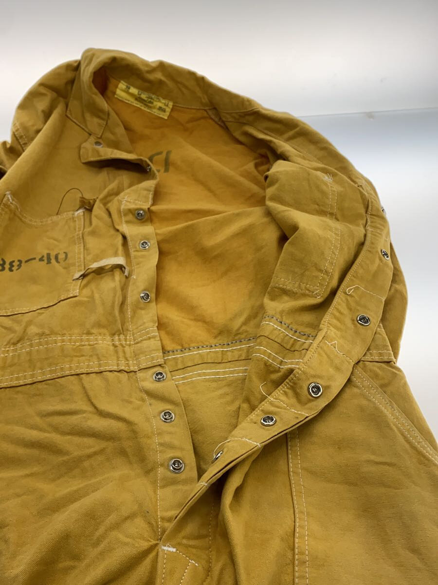 【中古】UNIVERSAL OVERALL◆オールインワン/38/コットン/YLW/Stone Cutter/USA製【メンズウェア】