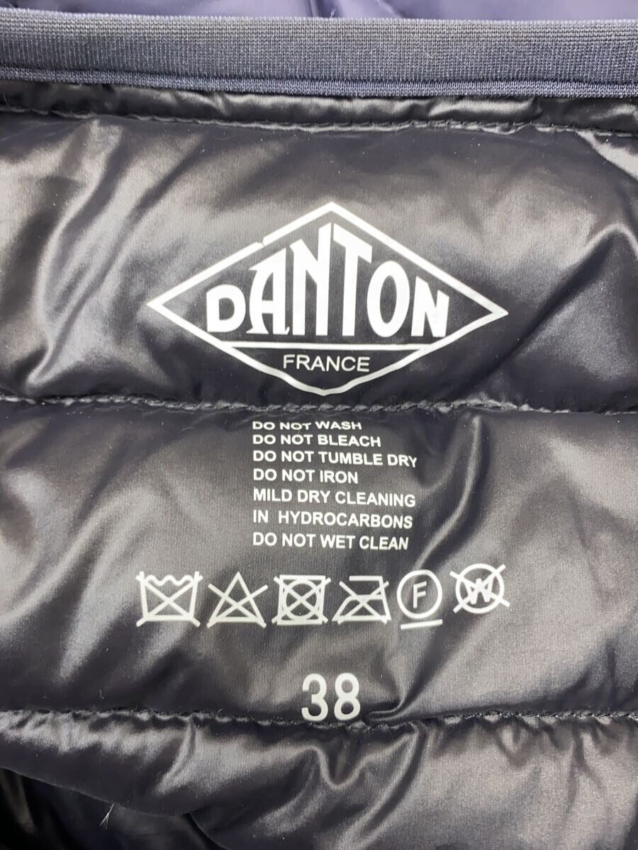 【中古】DANTON◆ダウンベスト/38/ナイロン/NVY/JD-8752【メンズウェア】