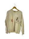 【中古】BURBERRY◆スウェット/L/コットン/CRM【メンズウェア】