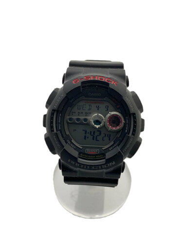 【中古】CASIO◆クォーツ腕時計/デジアナ/ラバー/BLK/BLK/GD-100【服飾雑貨他】 【中古】CASIO◆クォーツ腕時計/デジアナ/ラバー/BLK/BLK/GD-100【服飾雑貨他】