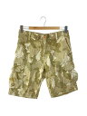 【中古】STUSSY◆ショートパンツ/28/--/KHK/カモフラ【メンズウェア】(4)