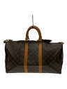 【中古】LOUIS VUITTON◆キーポル45_モノグラム・キャンバス_BRW/PVC/BRW/モノグラム【バッグ】