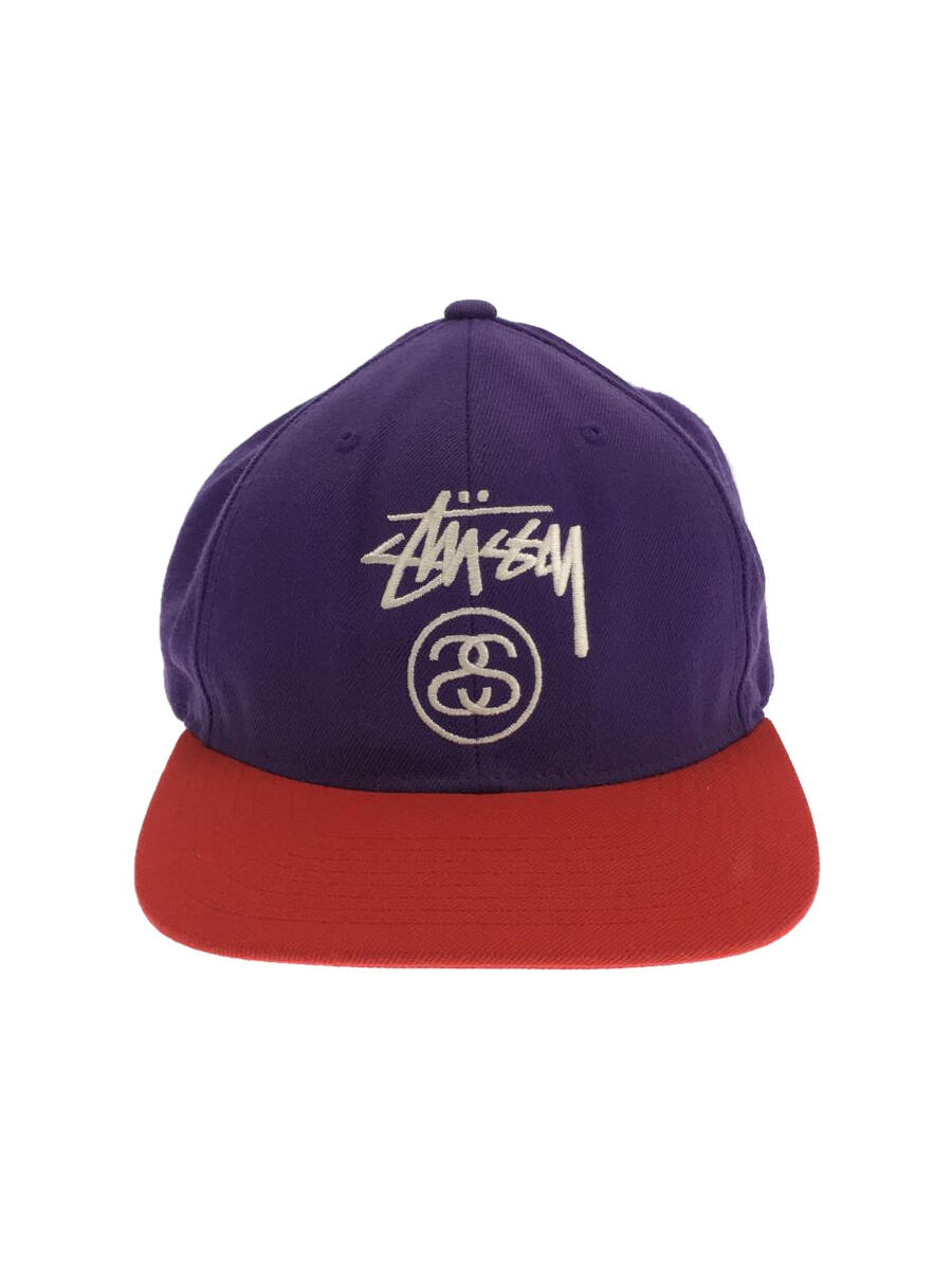 【中古】STUSSY◆キャップ/×STARTER/刺